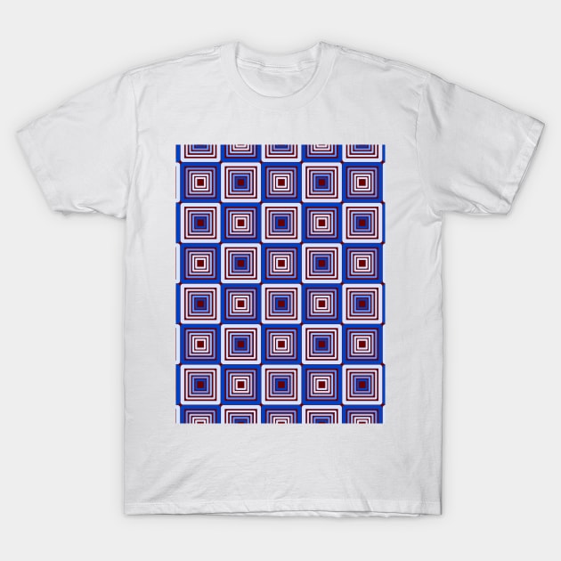 Simpe Square Pattern T-Shirt by zarya_kiqo